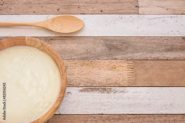 Obraz Yogurt and with breakfast