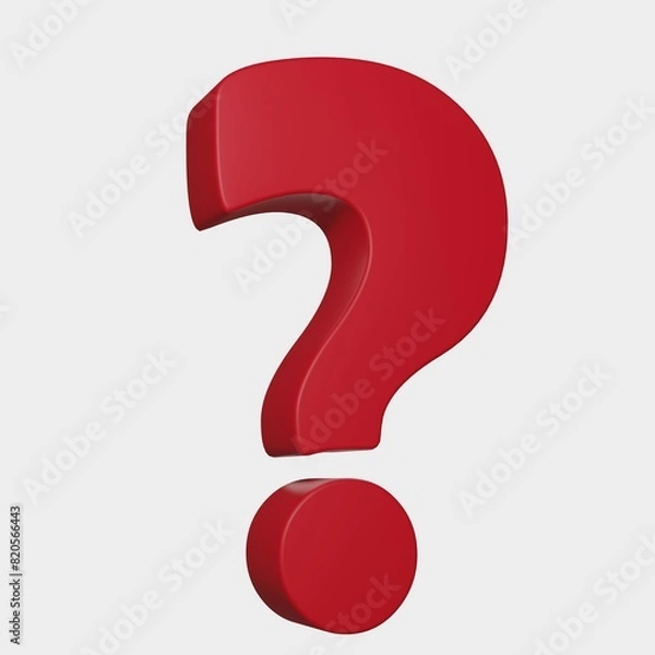 Obraz Large Question Mark 