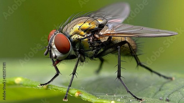 Fototapeta Police are trying to figure out why the fly died.