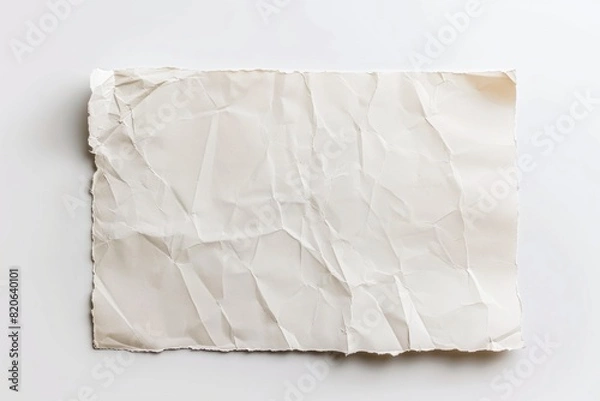 Fototapeta Paper Mockup on Isolated Background created with Generative AI