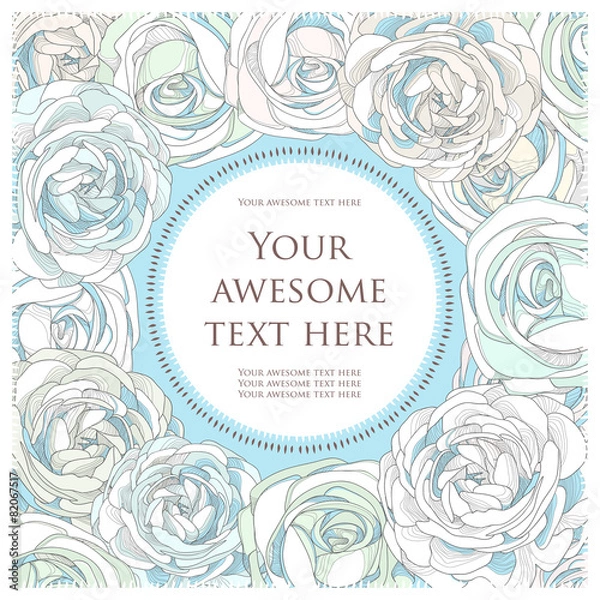 Fototapeta Colorful postcard.