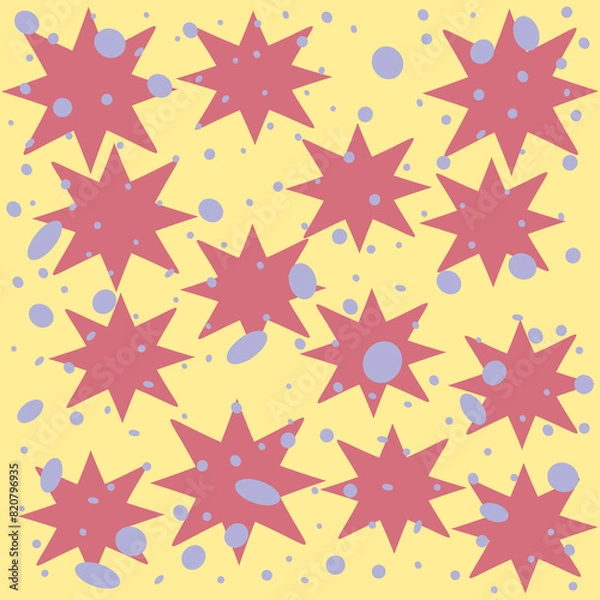 Fototapeta seamless pattern with stars