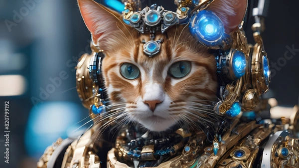 Fototapeta cat bot boy of the parenter