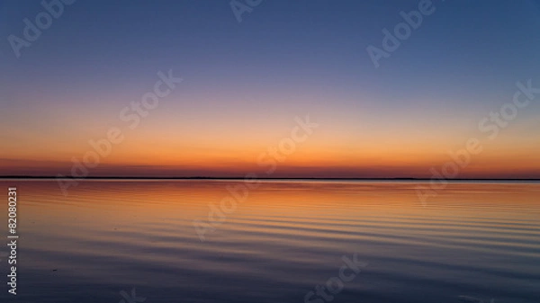 Fototapeta Abendstimmung  am Wasser