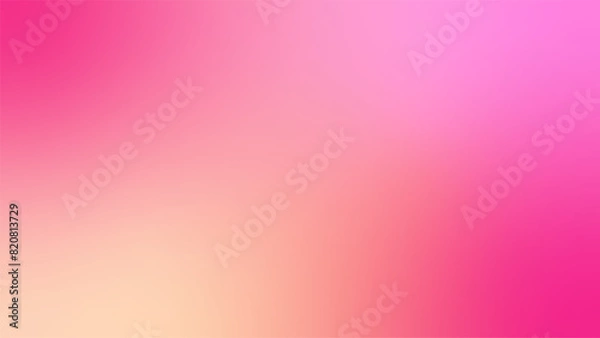 Fototapeta pink gradient background, with blur style, soft gradation, vector wallpaper.