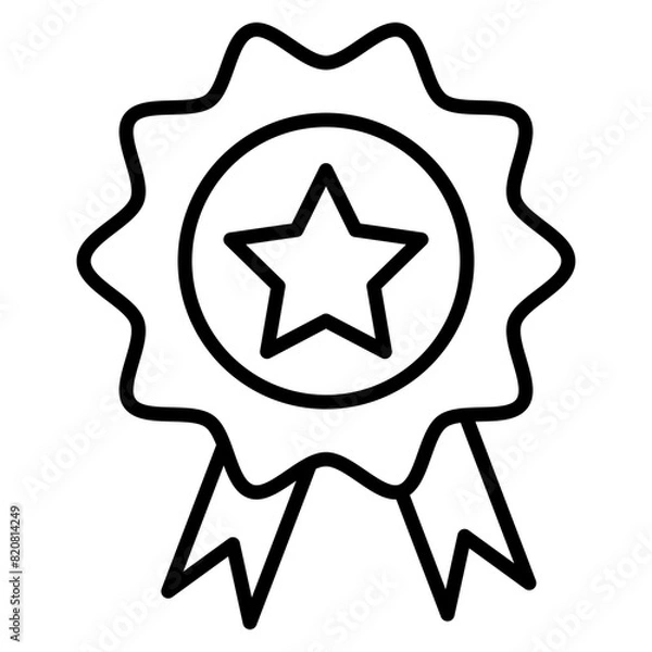 Fototapeta Badge Icon