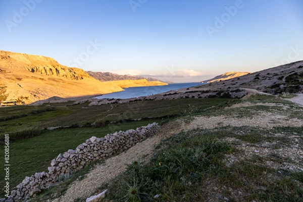 Obraz sunset in the mountains