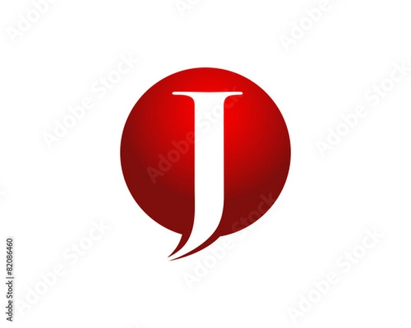 Obraz J Letter Logo