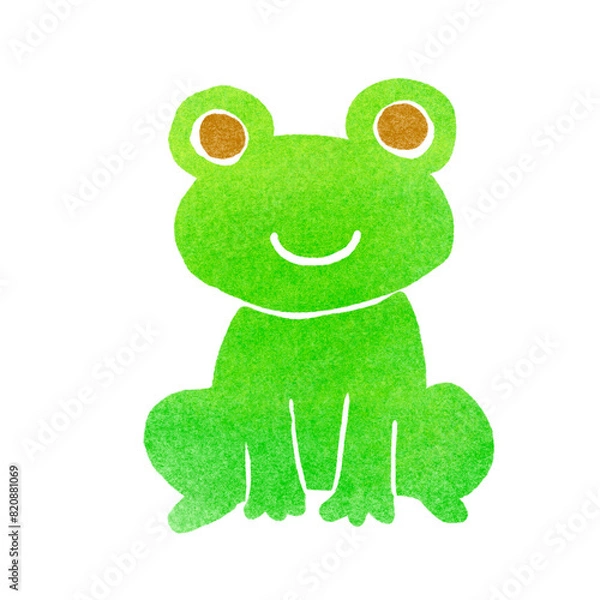 Obraz カエルのスタンプ