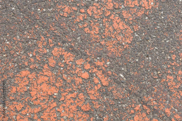 Obraz painted asphalt surface in close-up