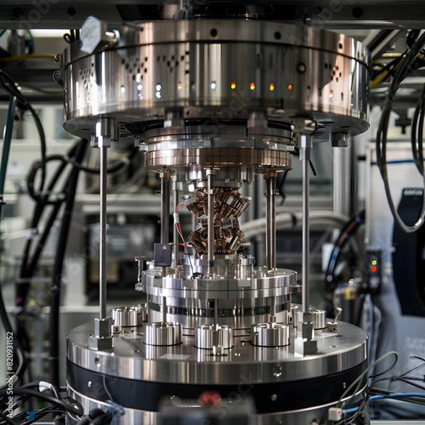 Fototapeta Cryogenic Quantum Engineering Precision Machinery for Photon Detection and Advanced Research