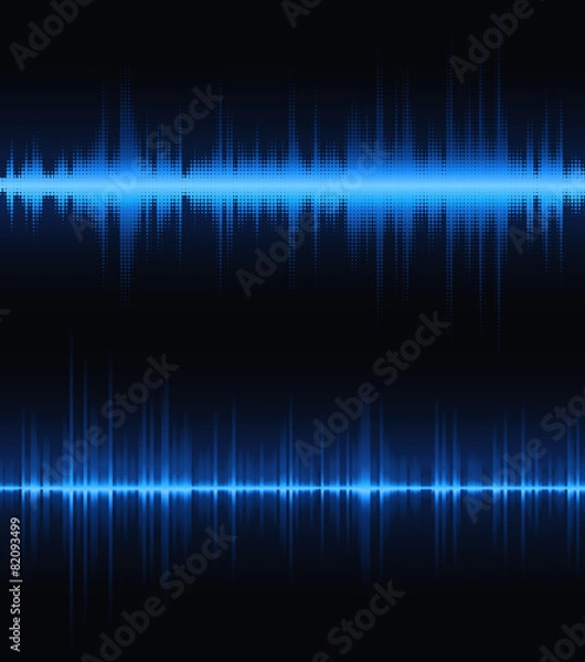 Fototapeta Digital equalizer.