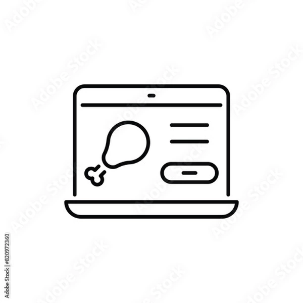 Obraz Order Food vector icon