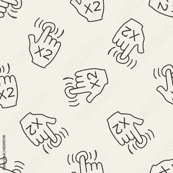 Fototapeta Gesture doodle