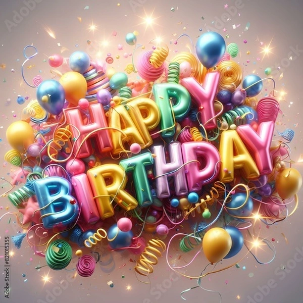 Obraz happy birthday