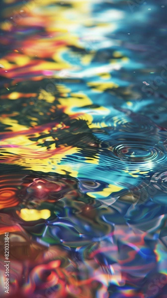 Fototapeta キラキラひかる水面/Generative AI