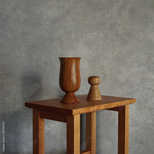 Obraz サイドテーブル　木製家具