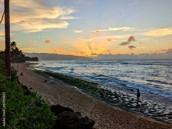 Obraz sunset at the beach