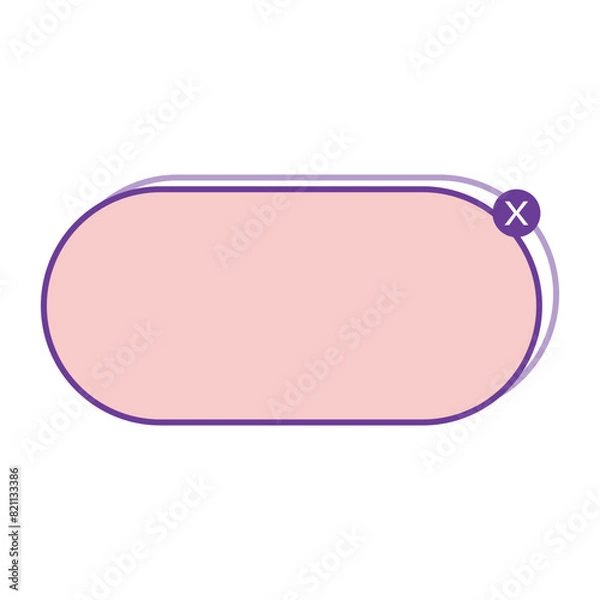 Fototapeta text box round frame
