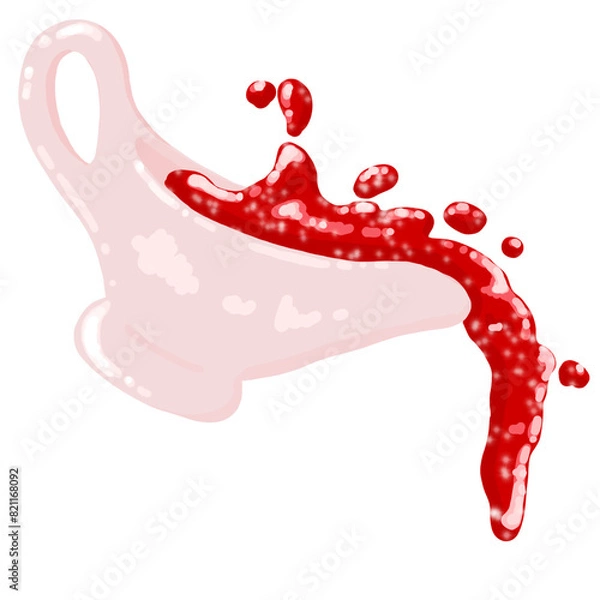 Fototapeta Strawberry jam