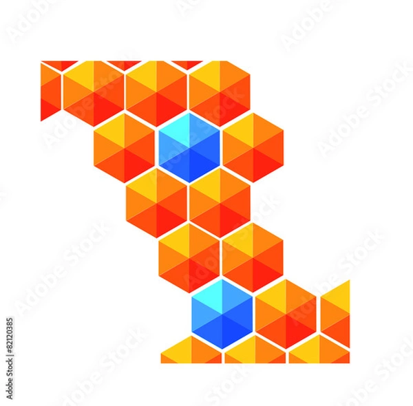 Obraz Hexagons