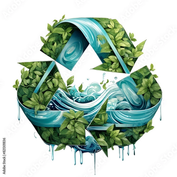 Fototapeta ECO friendly logo