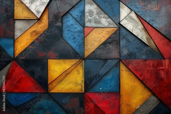 Fototapeta Abstract Geometric Collage