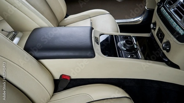 Obraz Center console in a car