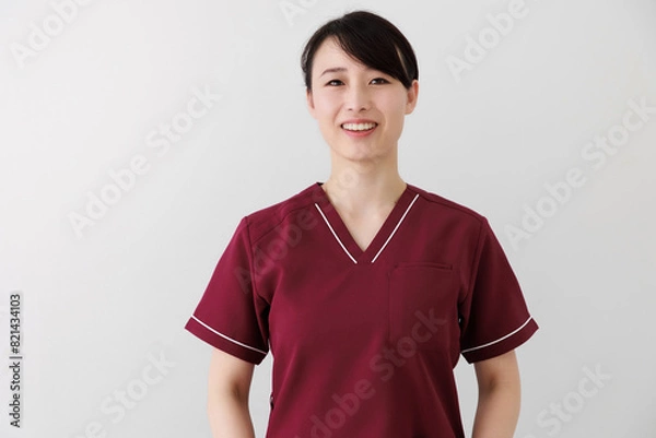 Fototapeta 医療従事者の女性