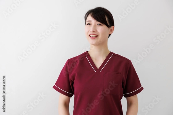 Fototapeta 医療従事者の女性