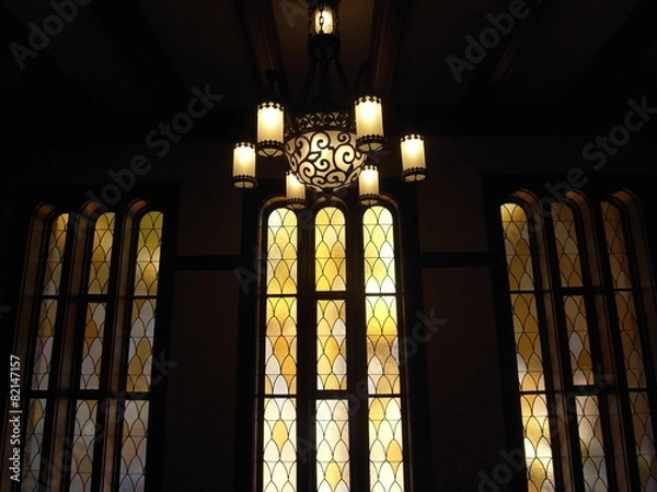 Fototapeta 旧前田侯爵邸洋館　ステンドグラス