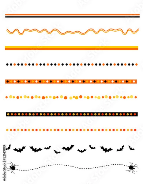 Fototapeta Halloween divider / frame