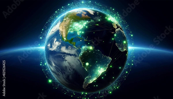 Obraz earth in space