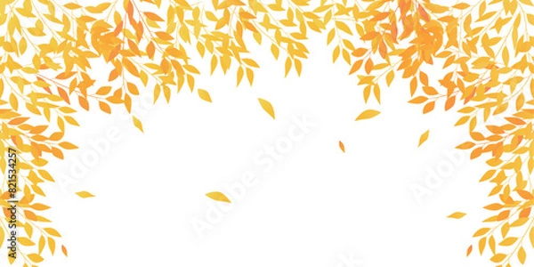 Fototapeta 紅葉　葉　秋　背景