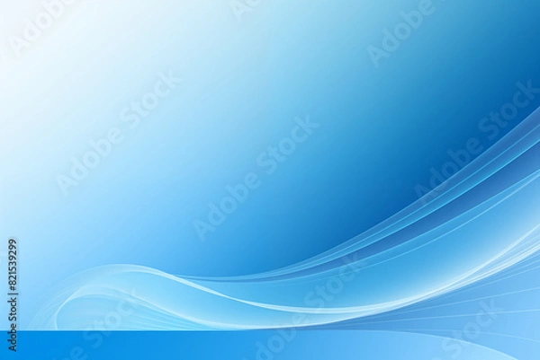 Obraz Blue Power Point Background texture wave