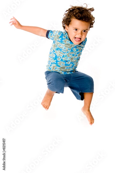 Obraz Young Boy Jumping
