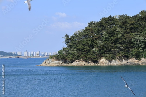 Obraz 배 위에서 본 풍경