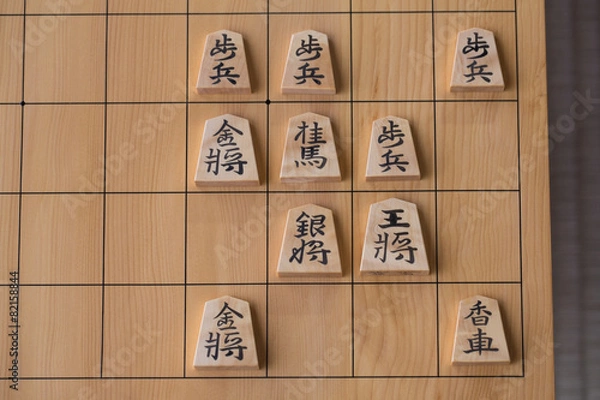 Fototapeta 将棋・美濃囲い