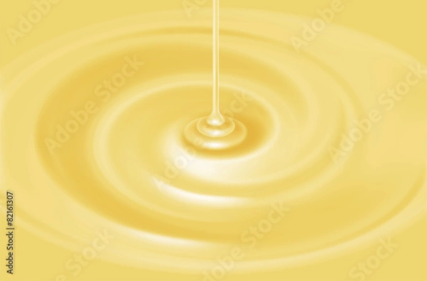 Obraz Ilustracja białej czekolady.