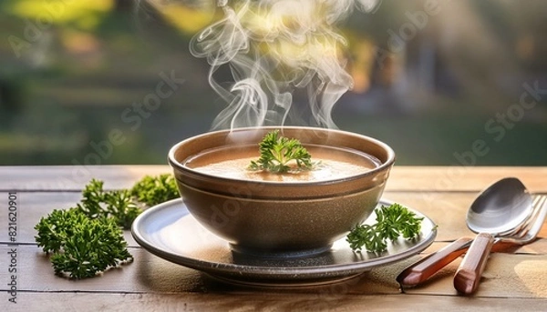 Fototapeta Steamy Hot Dish