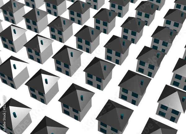 Fototapeta Abstract Housing Buildings Background