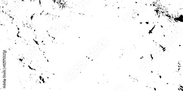 Fototapeta Subtle grain vector texture overlay. Abstract black and white gritty grunge background. Black grainy texture isolated on white background.