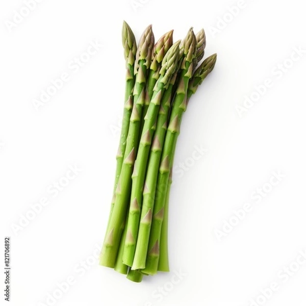 Fototapeta asparagus isolated on a white background