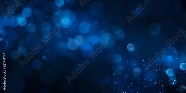 Fototapeta The blue bokeh on the background blurred.
