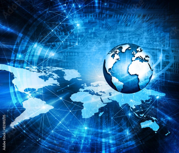 Fototapeta Best Internet Concept of global business from concepts series