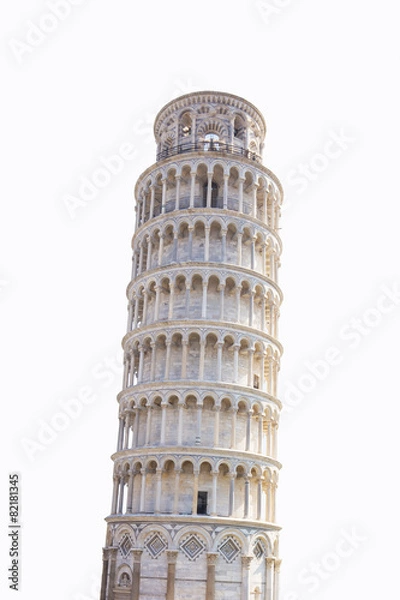 Obraz Isolated of Pisa tower