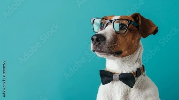Fototapeta Take Your Dog to Work Day: Embracing Canine Companionship in the Workplace for a Fun and Productive Day