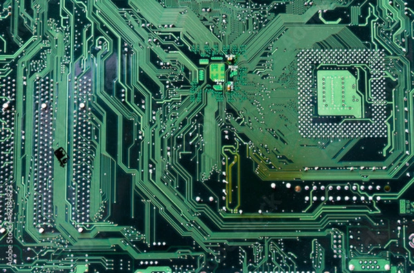 Fototapeta computer mainboard