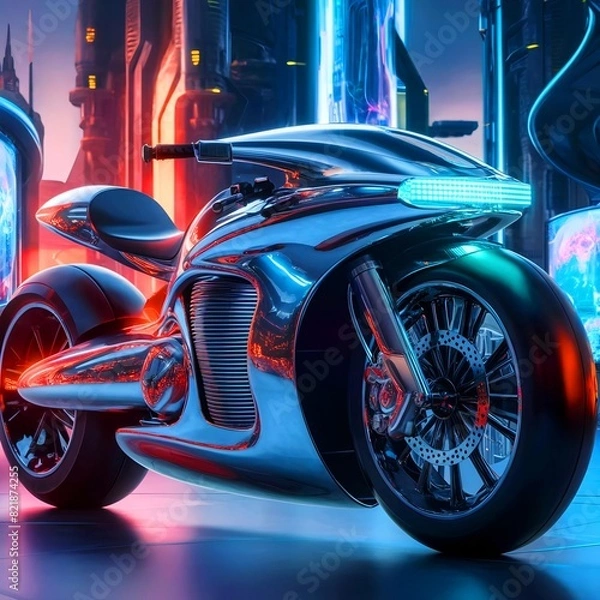 Obraz future new design bike 2050