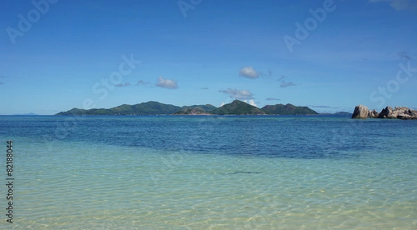 Obraz granite rocks onla digue